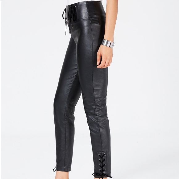 Guess Black Envy Faux Leather Coated Skinny Jeans - Picture 4 of 5